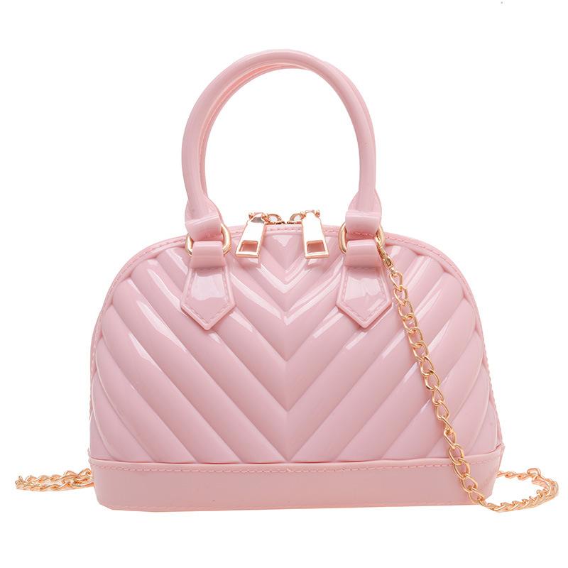 Spring And Summer Jelly Bag, Foreign Style Children'S Bag, Trendy And Portable Shell Bag, Simple Casual Fashion Messenger Bag