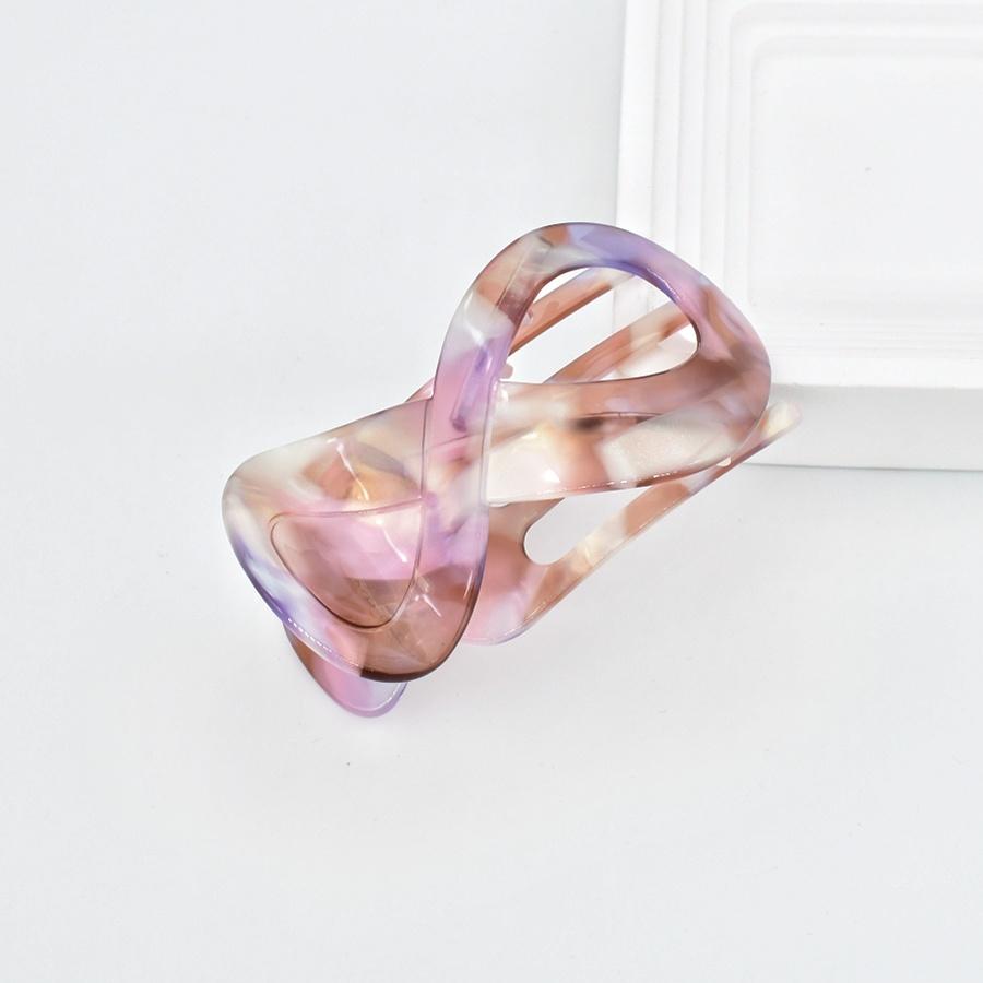 1PC Acetic Acid Hairpin Eight-figure Grab Clip for Women with Less Hair and Half Tied Back of the Head Curling Eight-figure Duck