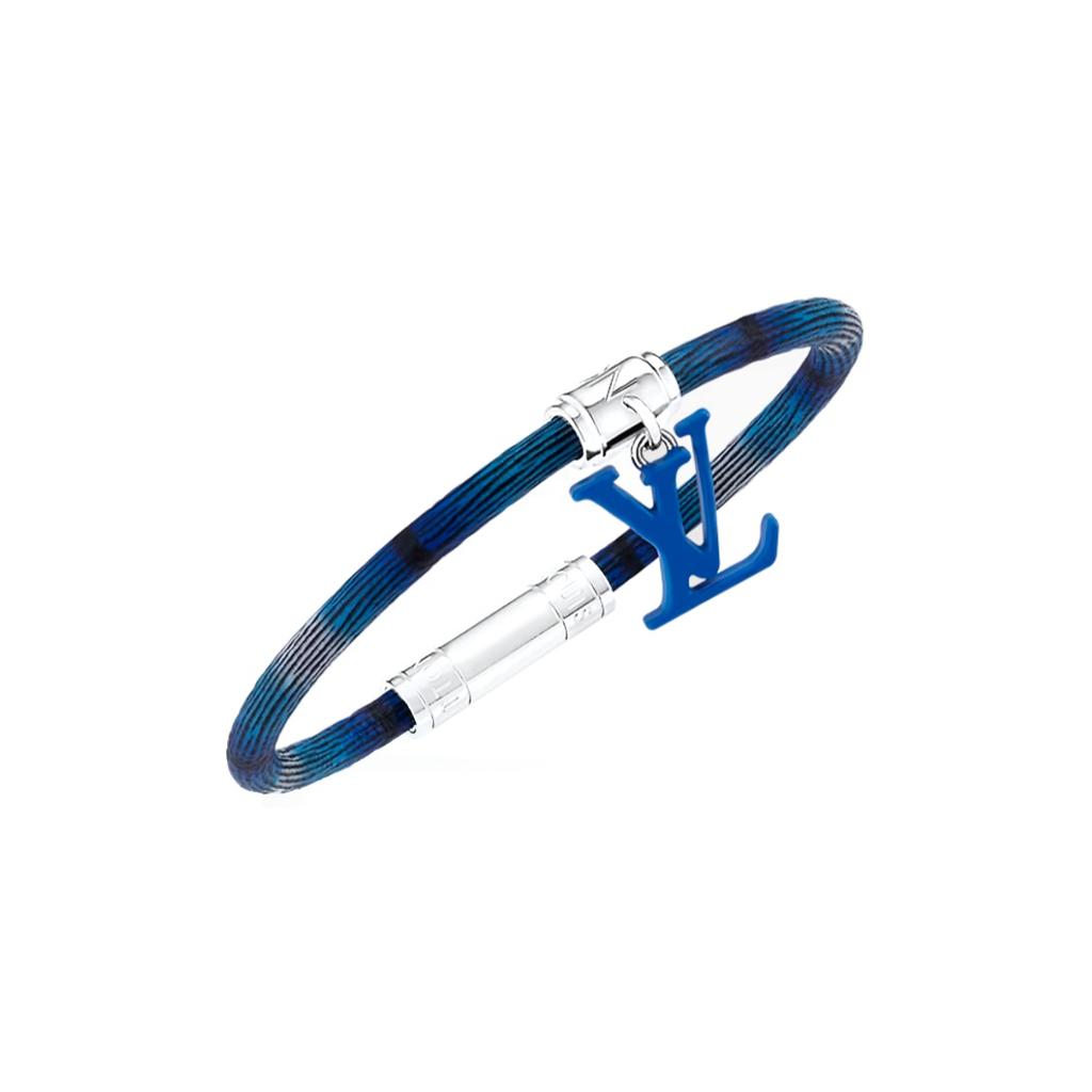 Louis Vuitton Keep It Shape Leather Bracelet Men's M8397E