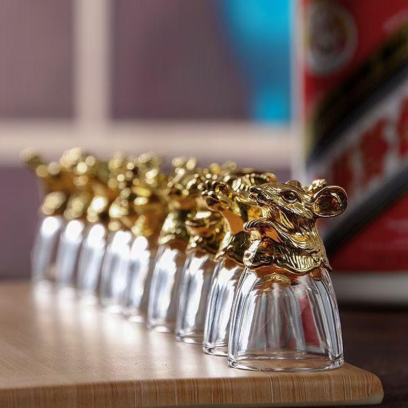 Zodiac Crystal Baijiu Shot Glass & Decanter Gift Set