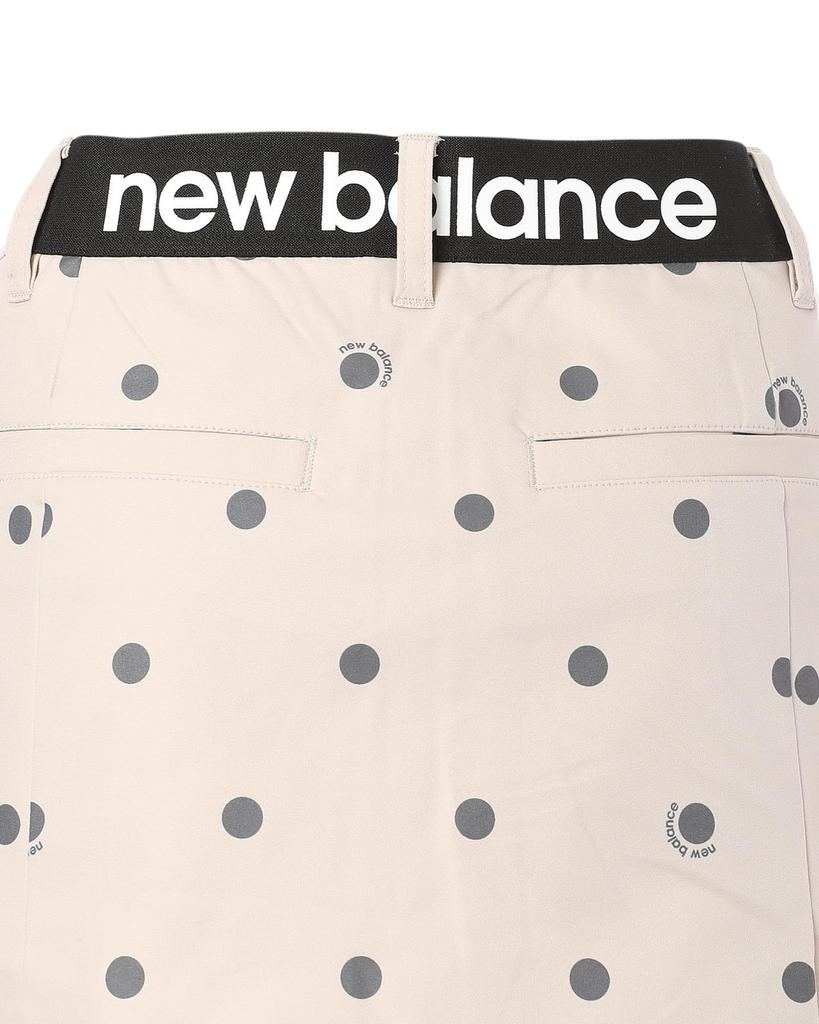 New Balance Golf Skirt Polka Dot 2 Women's (4-Way Stretch, Pattern) / 012-5134505 041_Beige [L]