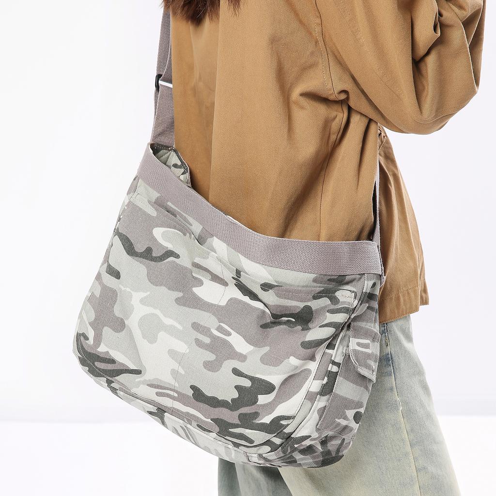 Winter fashion style lazy leopard print women's bag shoulder crossbody large capacity tote bag