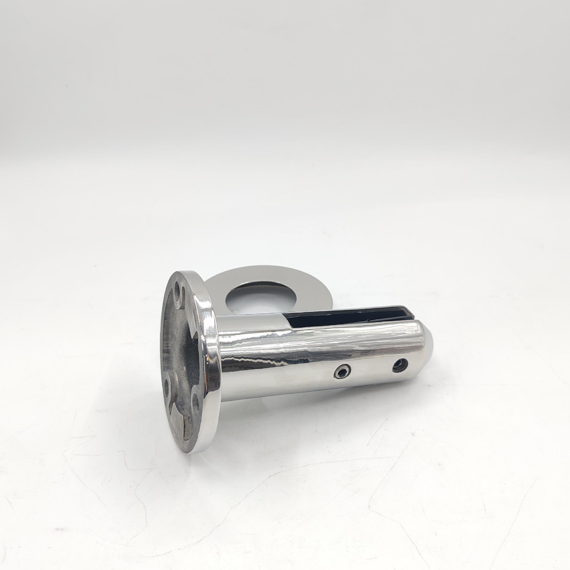 

304 Нержавеющая сталь Стеклянный зажим для бассейна Основание стойки перил