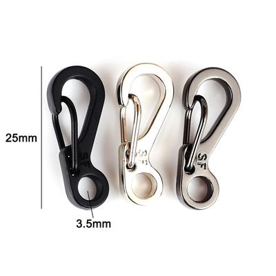 10/20 Stück Mini-Karabiner für Outdoor-Überlebensrucksack, Karabinerhaken, Schlüsselbundverschlüsse, EDC, kleine hängende taktische Campingausrüstung