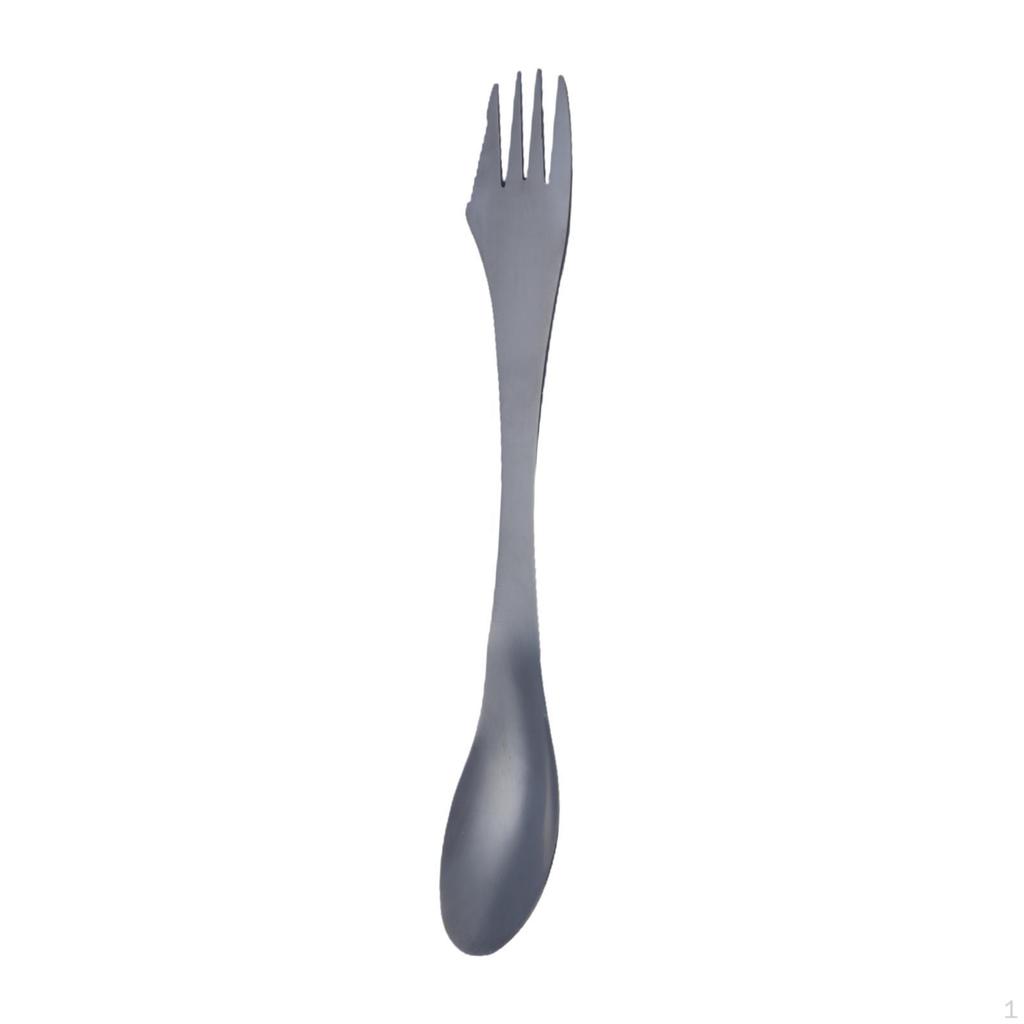 3-in-1 Spork Gabel Löffel Messer Campingbesteck für Rucksacktouren Picknick Küche