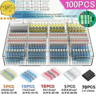 Connectors 100pcs Fast Greater Pul Heat Shrink High Quality
