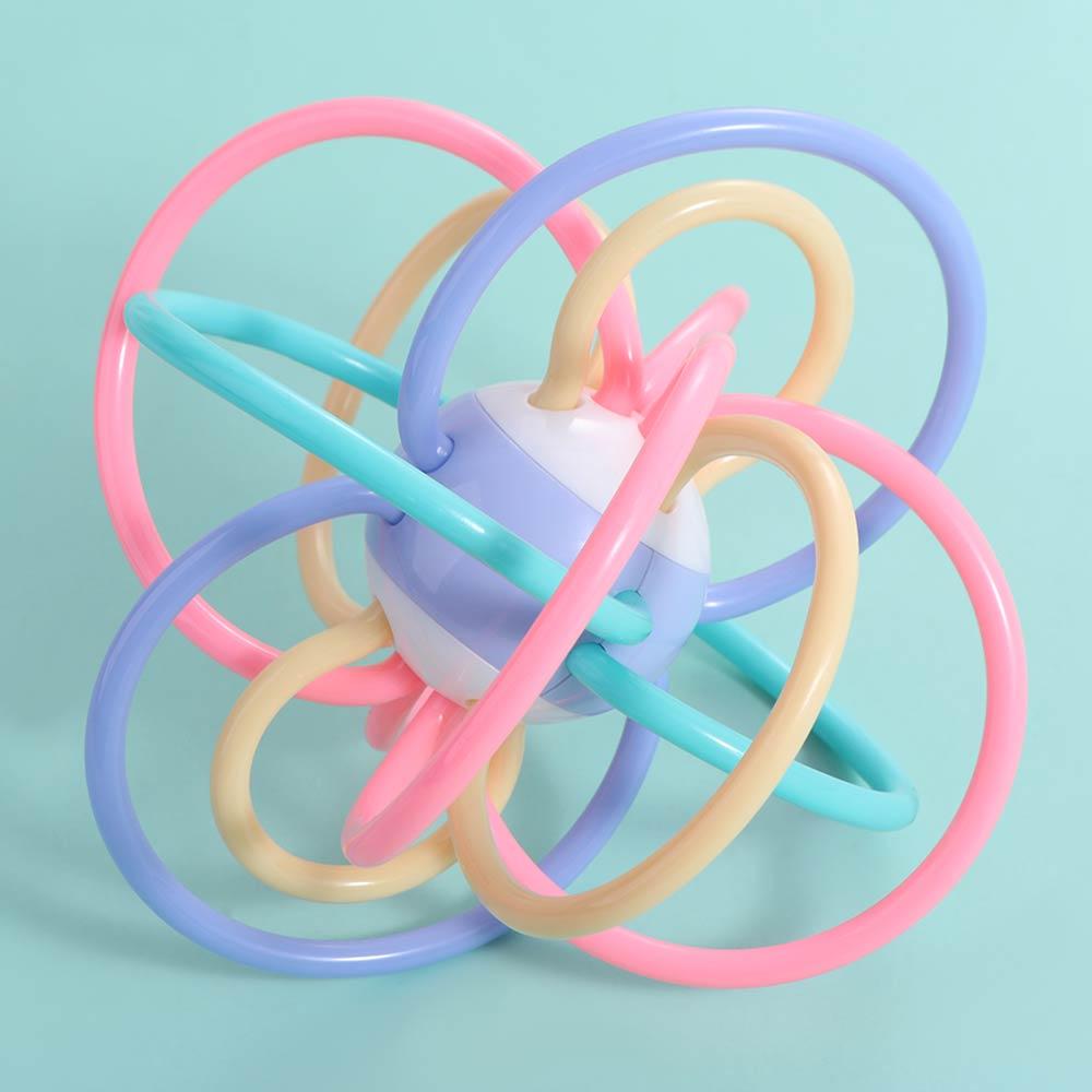 Pädagogische Entwicklung Beißring Multifunktional Montessori Zugschnur Säuglingsgeschenk