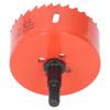 HSS Hole Saw with Mandrel 80mm Cutting Sharply Teeth Hole Drilling Cutter for Soft Metal Wood