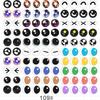 50Pcs 681012Mm Doll Glass Eye Round Dragon Cat Eyes In Pairs Flatback Cabochons Decoration Keychain Diy Accessories