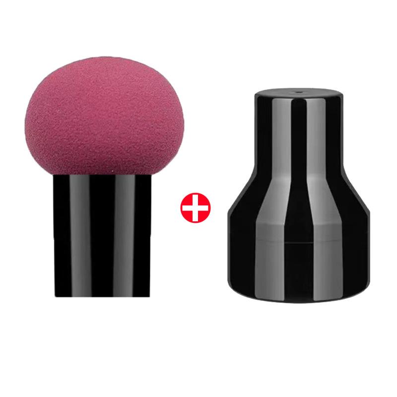 1 Adet Sevimli Makyaj Yüz Kapatma Mantar Kafa Sünger Tozu Puf Rahat Hijyen Moda Kozmetik