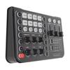 Live Sound Card Support Bluetooth 48V Large Diaphragm Noise Cancelling Sound Mixer Board with 15 Sou