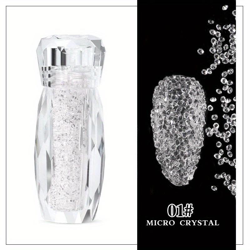 

Glitter Caviar Nails Rhinestones Fairy Micro Crystal Beads 3D AB Crystal Nail Art Accessories DIY Design Manicure Decoration