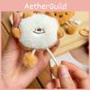 Sausage Bread Toast Adorable Mini Bear Plush Keyring Extensible Feet Cartoon Kid