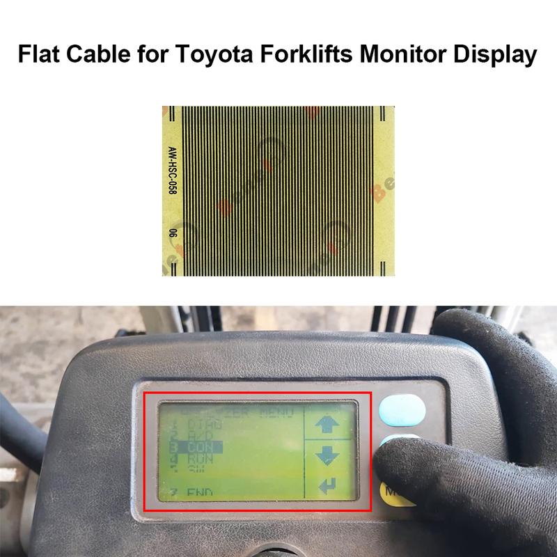 Flat Cable for Toyota Forklifts 6FB10/6FB15/6FB20 Monitor Display