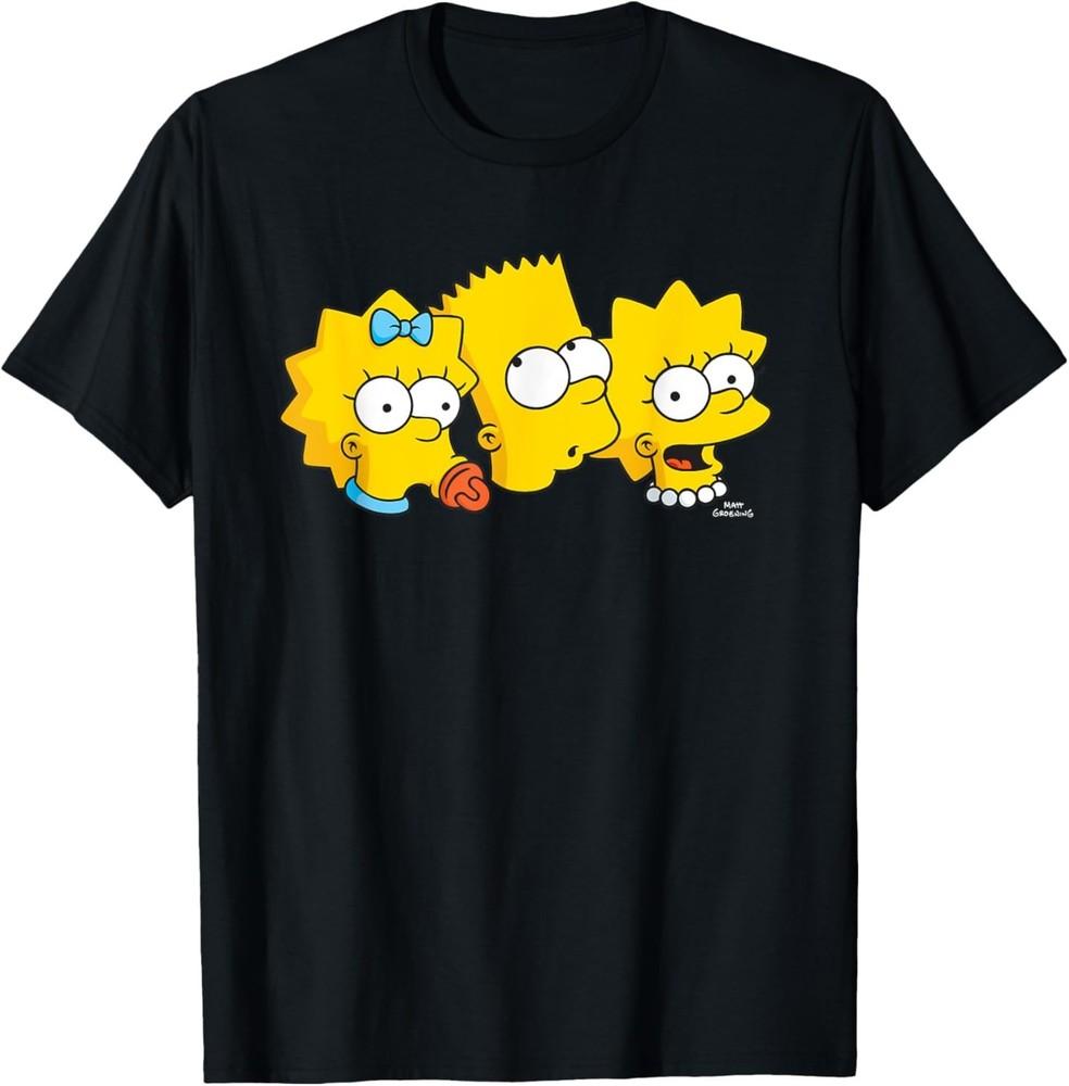 The Simpsons Bart Lisa Maggie T-Shirt XL