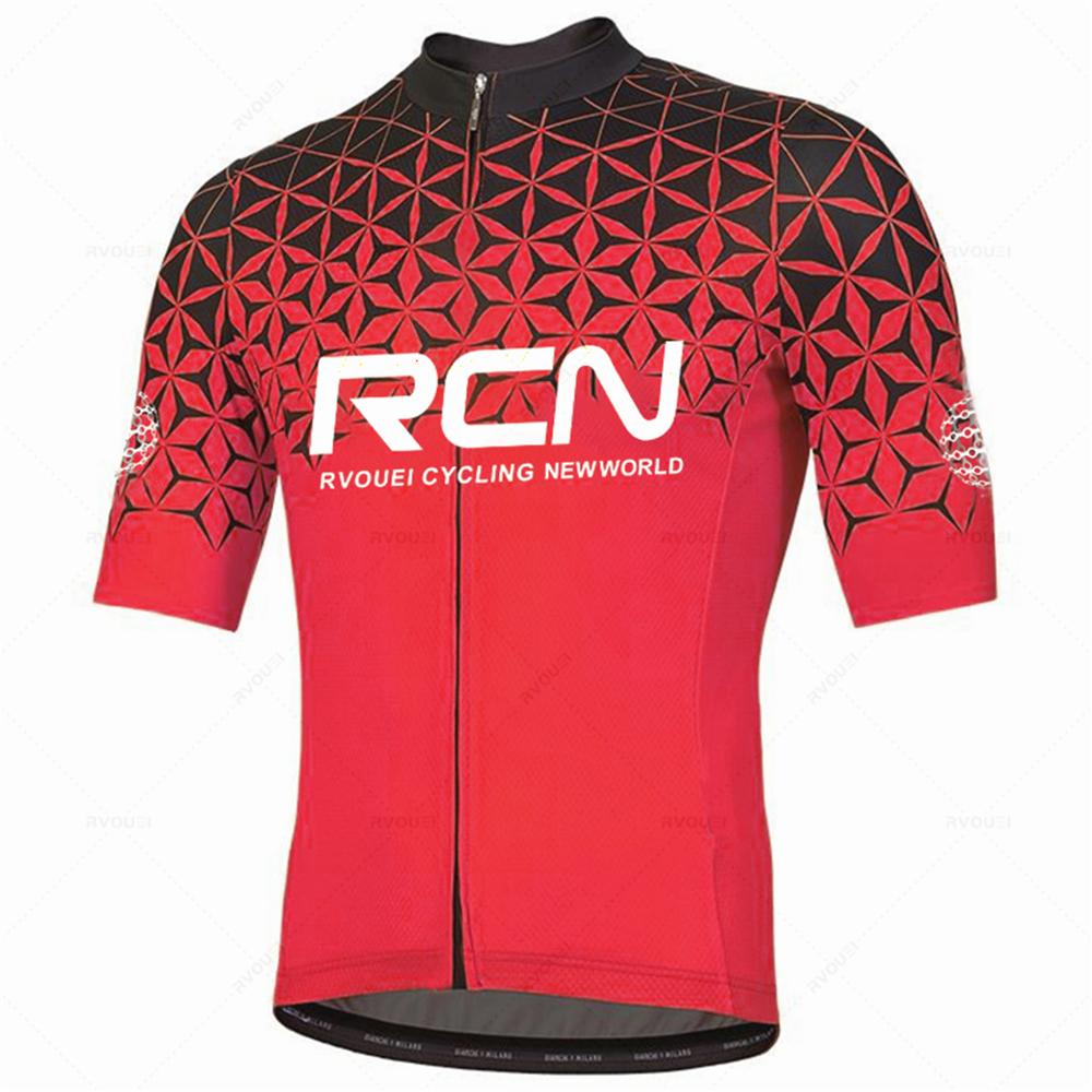 Nuova maglia da ciclismo estiva Rcn Pro Team da uomo tuta da abbigliamento per bicicletta da corsa tuta da mountain bike traspirante Mallot Ciclismo Hombre