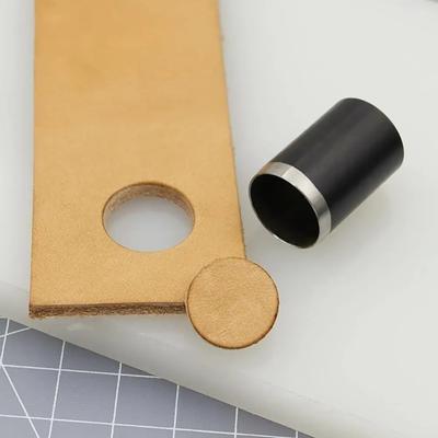 Durable 15 Sizes Round Hole Punch 1-15mm Handmade Belt Hole Puncher Hollow Leather Hole Punch For DIY Leather Craft