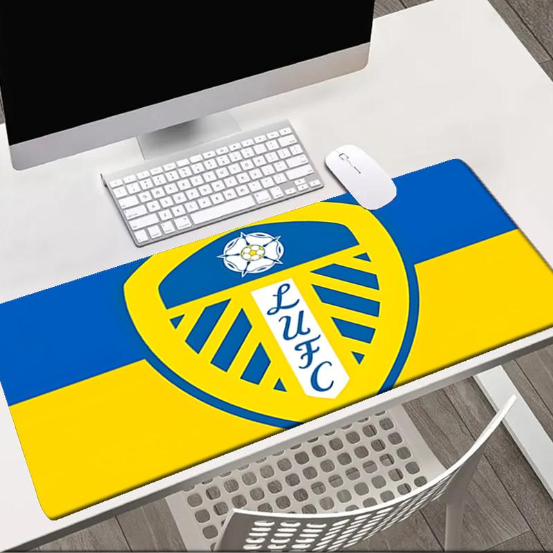 Leeds United Crest Legacy Mouse pad Office Desk Mat, Gaming Mouse Pad Mousepad, keyboard pad,Heavy-Duty Non-Slip Rubber Backing, Gift