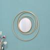 Nordic living room creative bust mirror wall-mounted mirror vanity  luxury round bathroom mirror cross-border