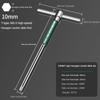T-type High Speed Rotating Hex Slide Bar Wrench Household Stainless Steel Screwdriver Hex Chrome Spanner Tools Extended Wrench