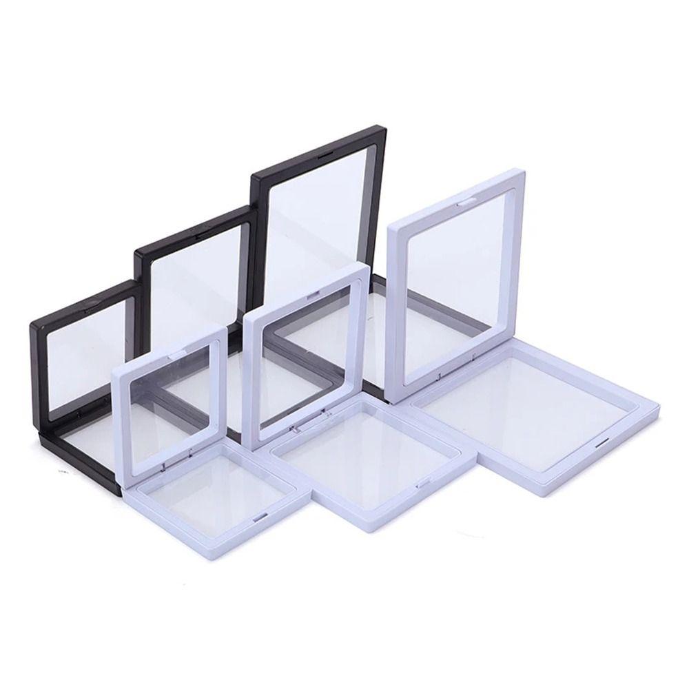 Reusable Flower Plant Display Frame 3D Transparent Jewelry Storage Case  Sample Exhibition Stand