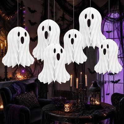 Papier Geister Wabenornament Faltbare Party Waben Dekoration Halloween Party