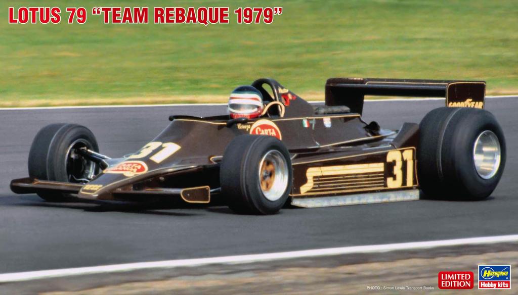 Hasegawa Lotus 79 Leberk Plastic Model Kit 20813 1/20 “Team 1979” (Automobile)