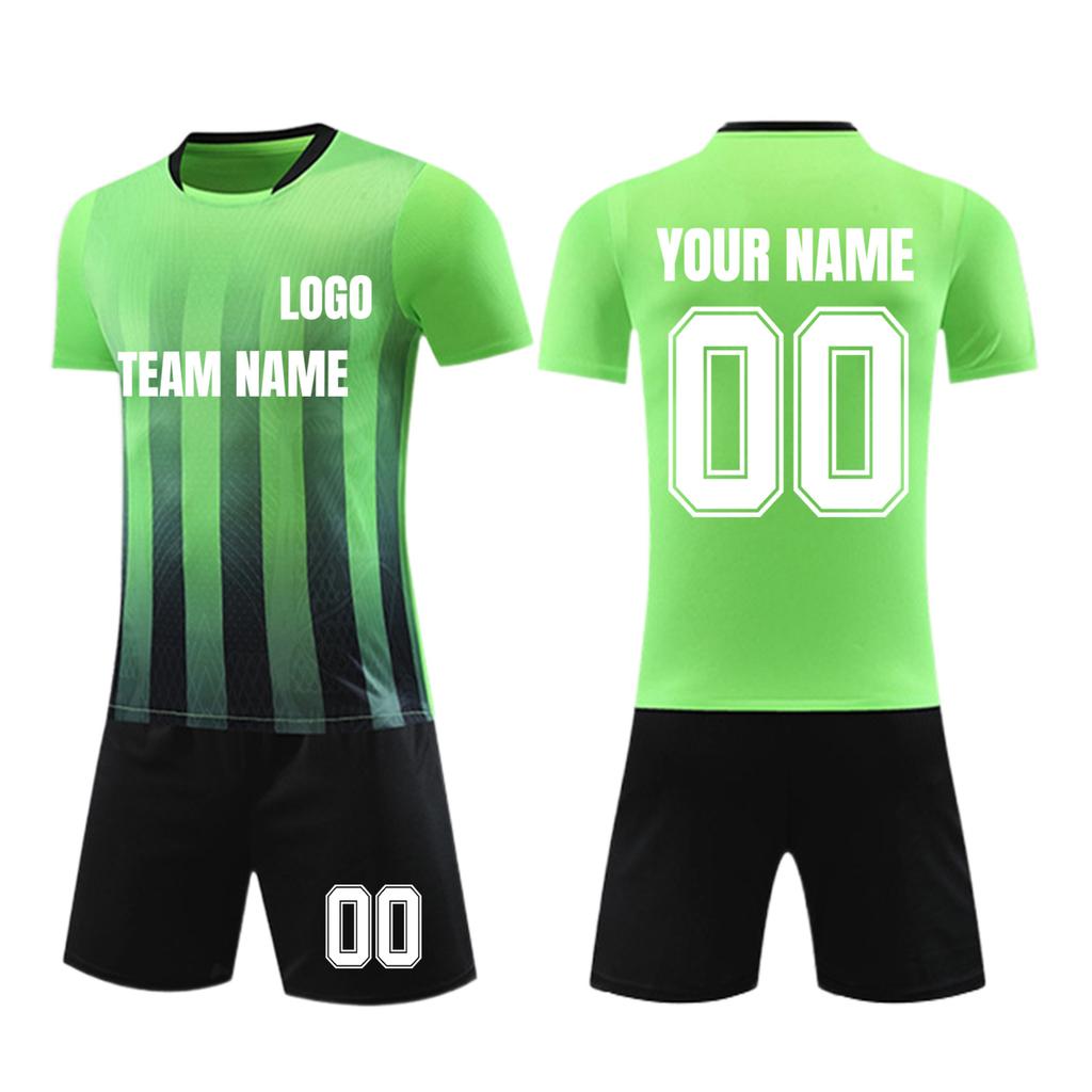 Personalised Shirts Kit Mens Girls With Name Number Custom Football Jerseys For Boys Training Suit