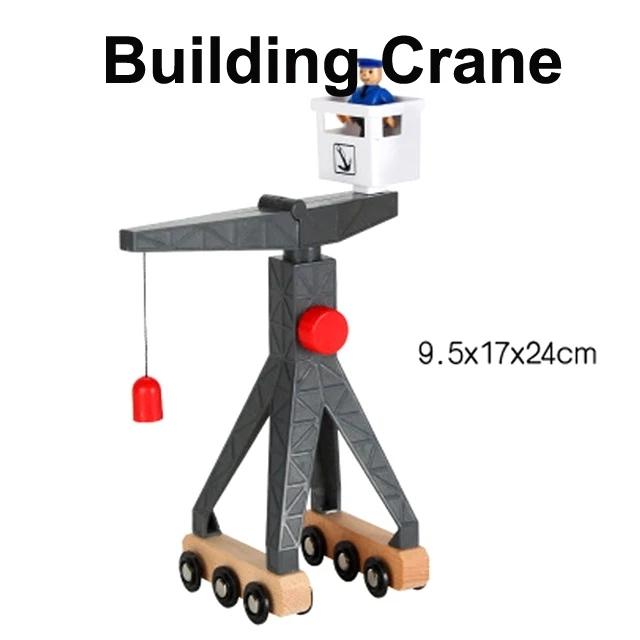 All kinds of Wooden Train Tracks Accessories Beech Wood Railway Tracks Wooden Bridge Tunnel fit for Wood Tracks Toys for Kids