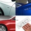 2026 Letter Number Emblem V6T V8T V10 Car Styling Fender Side Rear Trunk Badge Logo Sticker for 4YTFG A4L A5 A6L A7 A8L TT RS7 SQ5