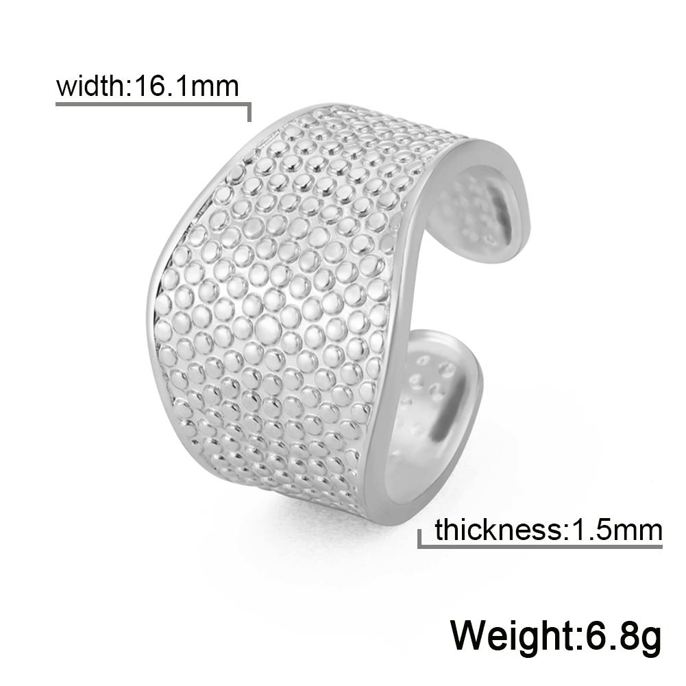

Cazador Trendy Geometric Rings for Women Stainless Steel Gold Color Ring Jewelry Mother‘s Day Gift Wholesale 2026 resizable