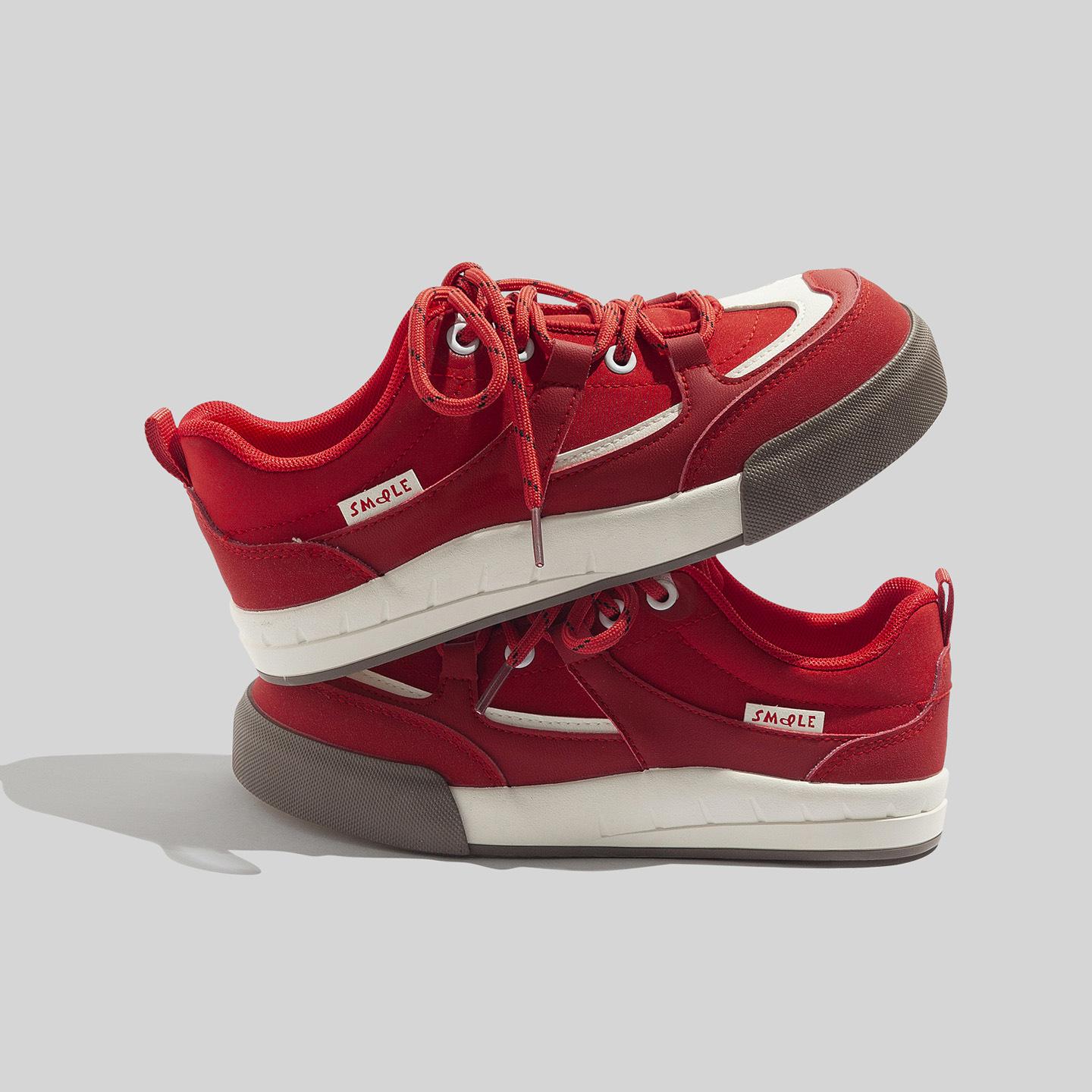 Belle spring new retro design sense student casual moral training board shoes 35