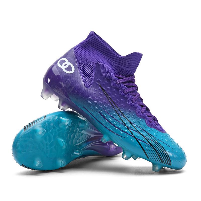 New 2025 Seamless Flying Weaving Large Size Football Shoes Long Nails Broken Nails Xiyin Amazon Size 35-46