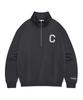 COVERNAT C Logo Half Zip Sweatshirt Charcoal