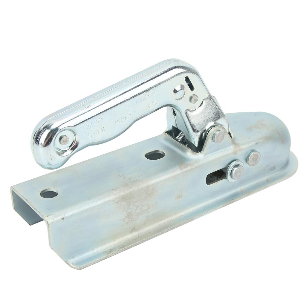 2in Straight Tongue Trailer Coupler 800KG Capacity Steel Construction for RV Boat Camper