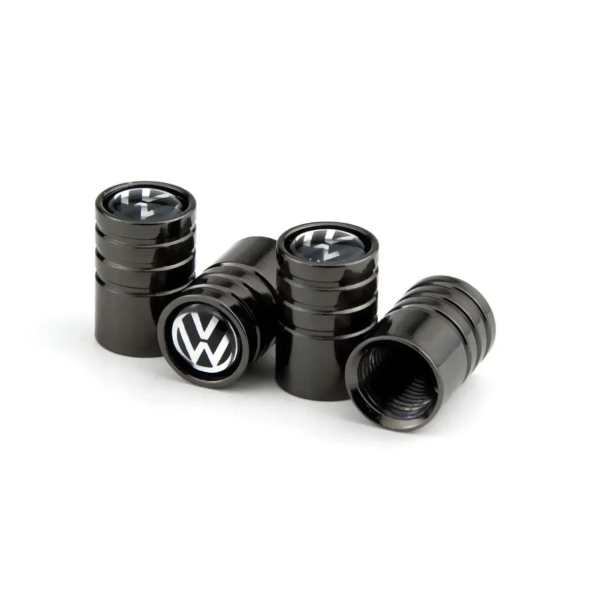 

For VW New 4PCS Anti-rust Car Wheel Tyre Tire Valve Stem Caps Cover For Volkswagen Rline GTI Golf Bora Scirocco POLO Sharan Sa