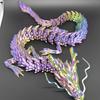 88CM 60CM 3D Printed Gem Dragon Crystal Fidget Toy Rotatable Articulated Dragon Gift for Kids with ADHD Perfect for Birthdays