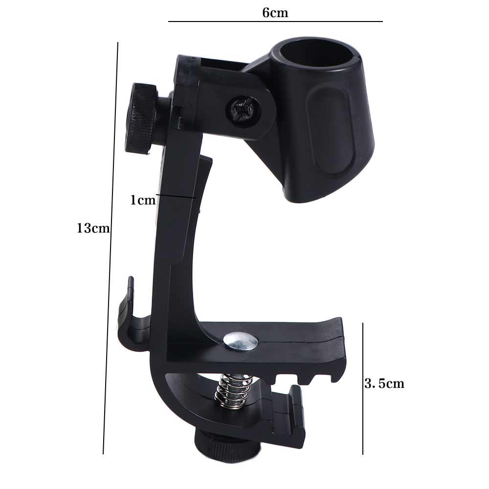 Clamp Stand Rim Shockproof Drum Mic Stand Drum Microphone Holder Clip Holder Drum Microphone Clip