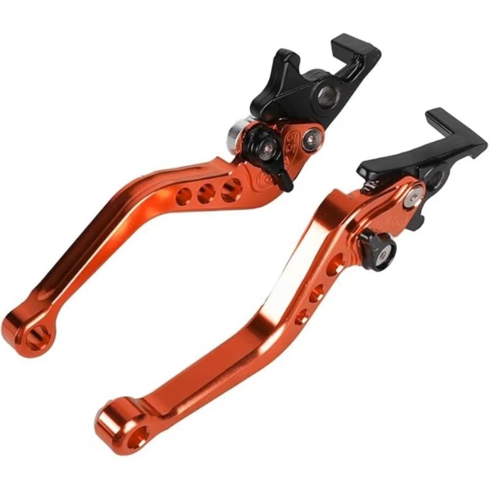 1Pair Aluminum Motorcycle Brake Handle 6-position Adjustable Brake Clutch Levers Bike Parts
