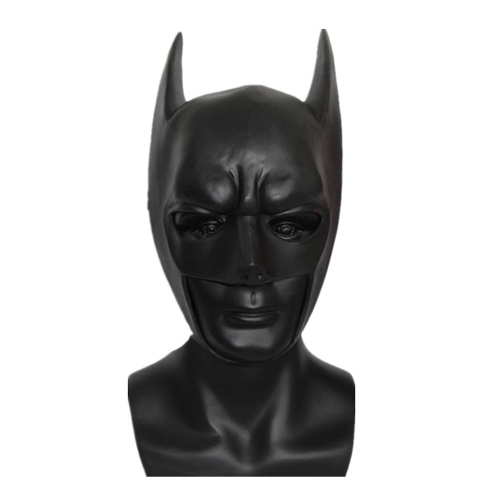 Bruce Wayne Bat Hero Mask Halloween Cosplay Movie Superhero Face Mask for Men Full Head Latex Helmet Adult Woman Disguise Prop