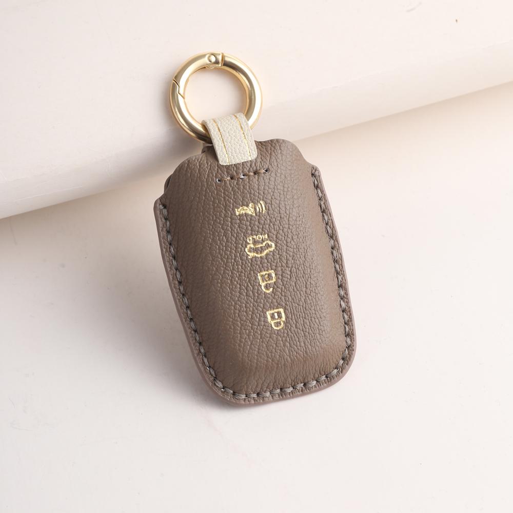 Leather Car Key Case Cover For Hyundai Ix35 Elantra Sonata Santa Fe For Kia Sportage K2 Sorento Optima Forte Genesis Coupe 2008