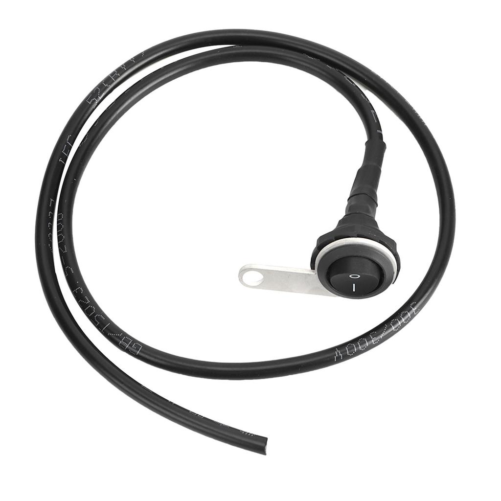 Waterproof Single Steel Spotlight Handlebar Light Switch Motorcycle ATVs Modification 22mm