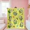 1pc Keroppi Frog Flannel Blanket 2D Single Print Cute Soft Cozy Warm Comfortable Bed Blanket Home Bedroom Living Room Kids Room
