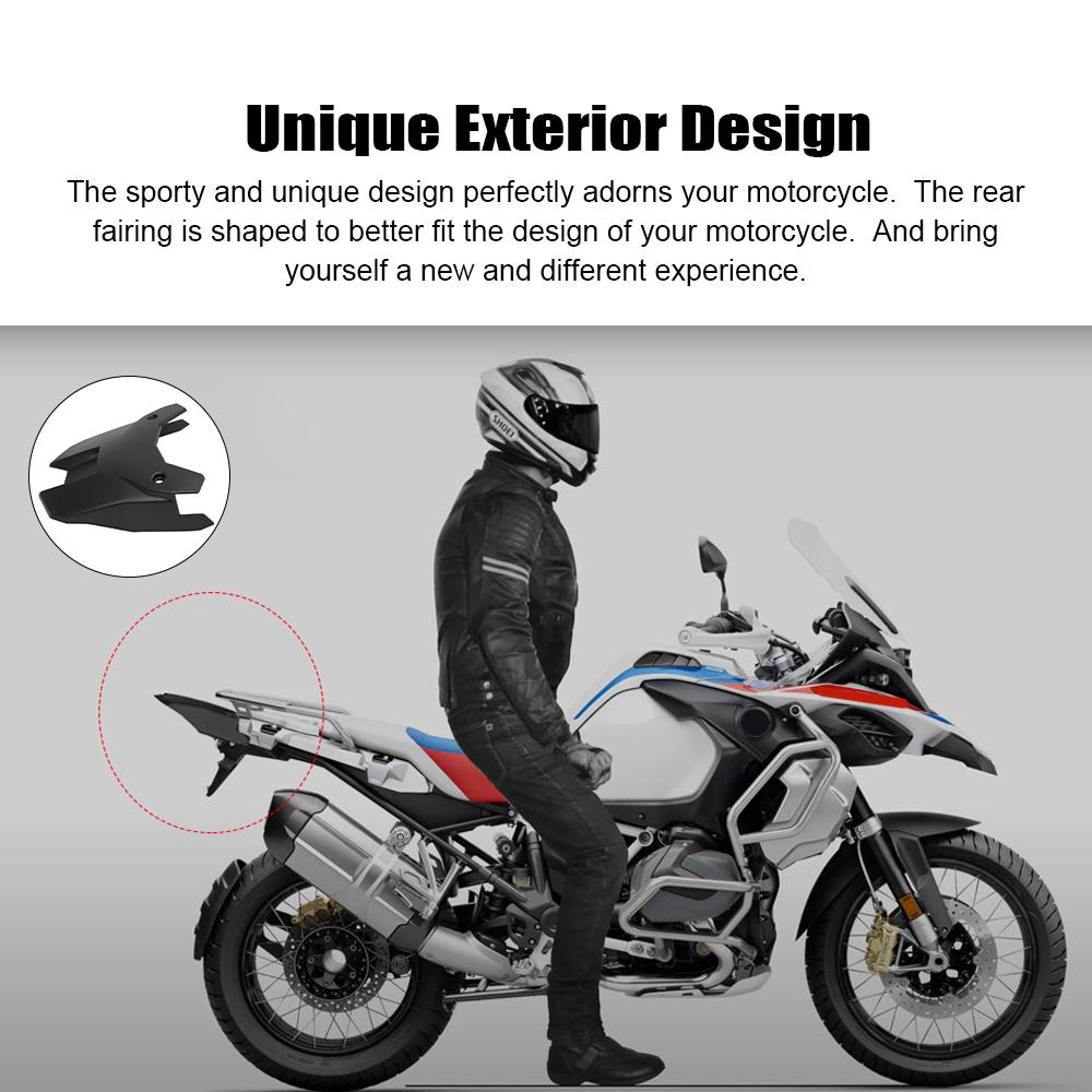 Motorsykkel halekappe svart bakkappe for motorsykkel halekappe bak bagasjeholderdeksel for