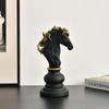 For Interior Chess Statue Home Desktop Decor Chessmen Ornaments Chess Figurine Games Accessories