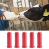 5pcs Animal Feeding Supplies Little Cow Calf Milk Nipple 10cm Length Rubber Milk Drink Nipples