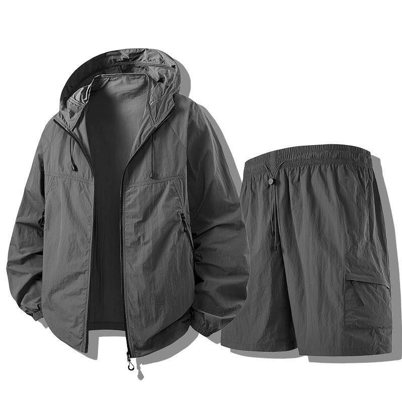 

Комплект солнцезащитного костюма, легкая верхняя одежда с фактором защиты UPF50+, быстросохнущая цветная вставка, защита от брызг, солнцезащитный крем, защитный костюм XXXXL