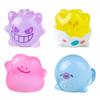 6Pcs/Set Pokemon Pikachu Anime Figures Cute Gengar Bulbasaur Luminous Toys For Children Kawaii Ornament Collection Charm Gift