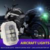 Multi-Color LED Motorcycle Warning Light with Wireless Remote and USB Charging