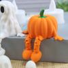 Halloween Reading Pumpkin Night Light Plastic Ghost Collectible Figure for Halloween